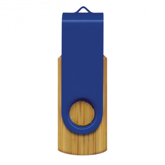 4GB Bamboo USB Drives Dark Blue
